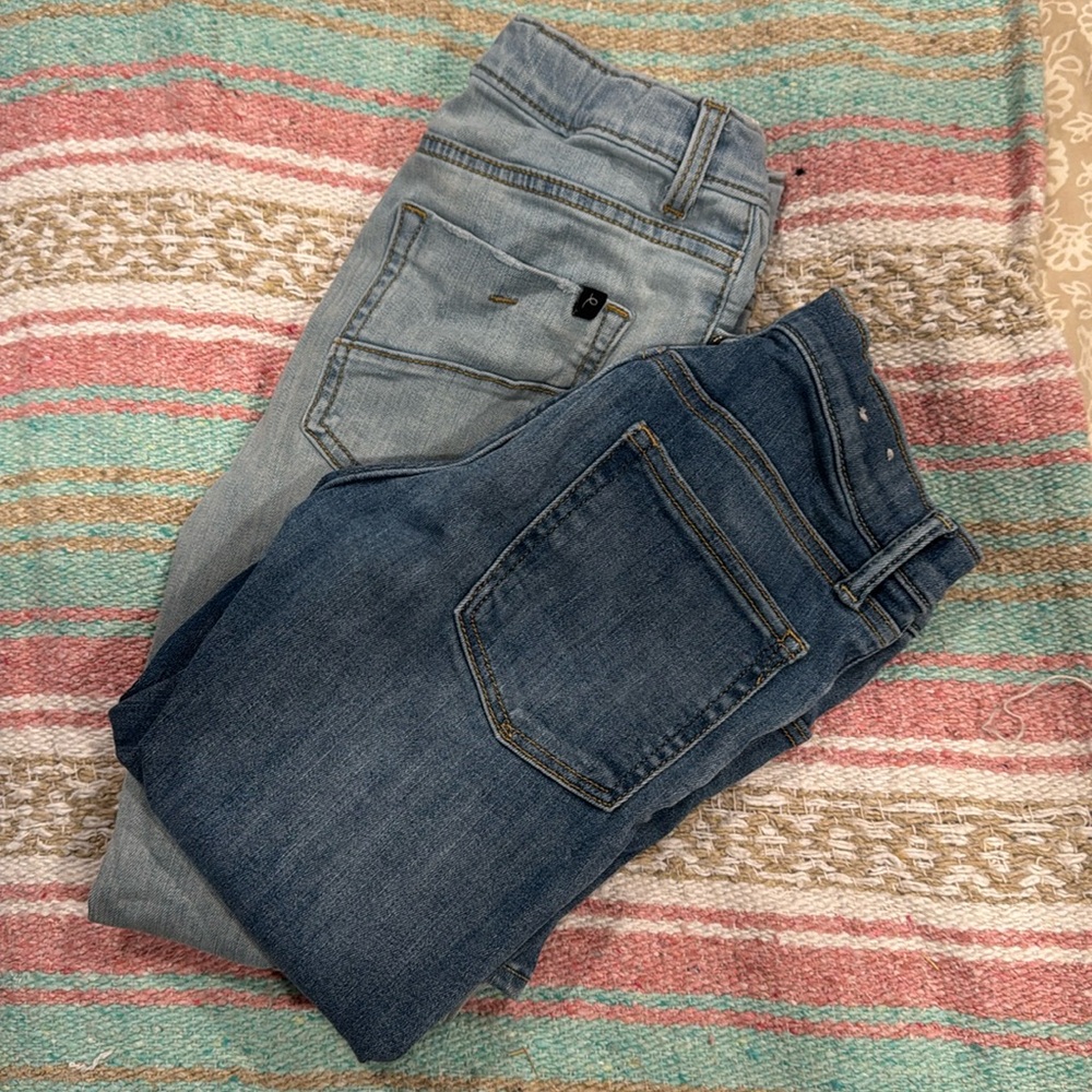 2 pair boys skinny jeans